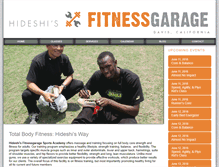 Tablet Screenshot of fitnessgarage.us